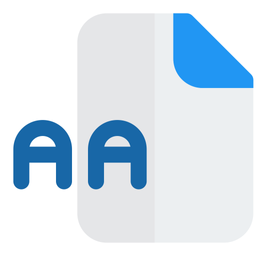 Aa File  Icon