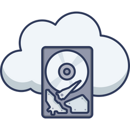 Cloud Harddisk  Icon