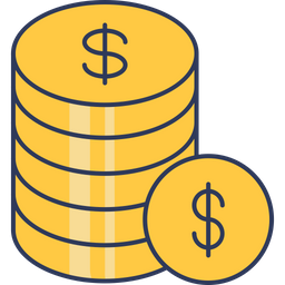 Dollar Coins  Icon