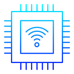 프로세서 칩  아이콘