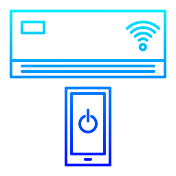 스마트 에어컨  아이콘