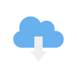 Cloud Download  Icon