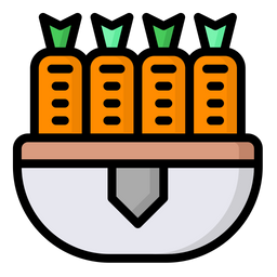 Carrot Basket  Icon