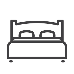 Cama de casal  Ícone