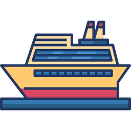 Kreuzfahrtschiff  Symbol