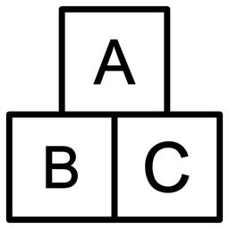 ABC-Block  Symbol