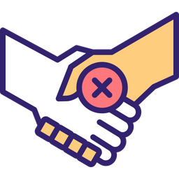 Avoid Handshake  Icon