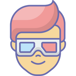 3 D Glasses  Icon