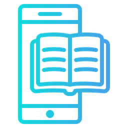전자책 스마트폰  아이콘