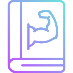 Fitnessbuch  Symbol