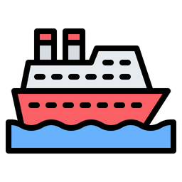 Kreuzfahrtschiff  Symbol