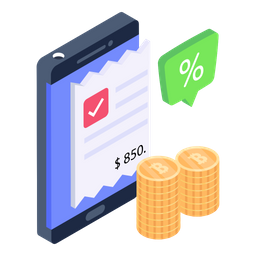 Digital Invoice  Icon