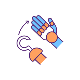 Innovative prosthetic hand  Icon