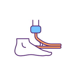 Balance control with single prosthetic leg  Icon