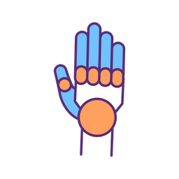 Innovative prosthetic hand  Icon