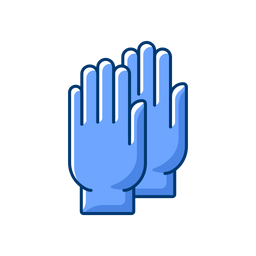 Medical gloves  Icon