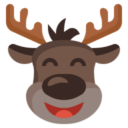 Reindeer Happy  Icon