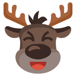 Reindeer Laughing  Icon