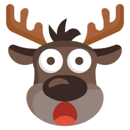 Reindeer Surprised  Icon