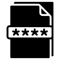 Dateikennwort  Symbol