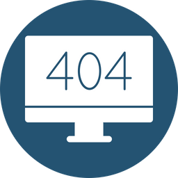 Sitio web 404  Icono