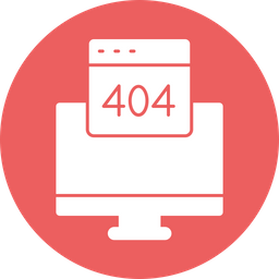 Sitio web 404  Icono