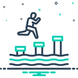 Jumping  Icon