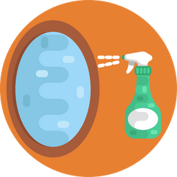 Cleaning Mirrors  Icon