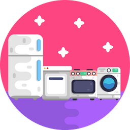 Cleaning Appliances  Icon