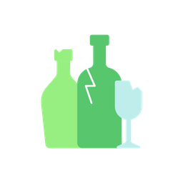 Glass recycling  Icon