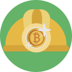 Bitcoin Helmet  Icon