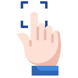 Finger Scan  Icon