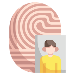 Fingerprint Identity  Icon