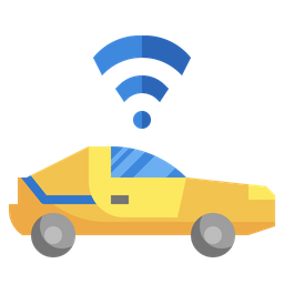 Autonomous Car  Icon