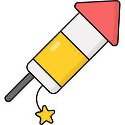 Feuerwerk  Symbol