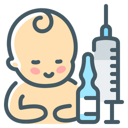 Vacunacion bebe  Icono