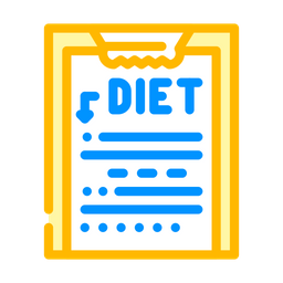 Diet Chart  Icon