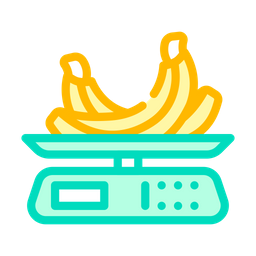 Banana Weighing  Icon