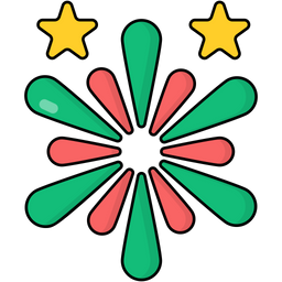 Feuerwerk  Symbol