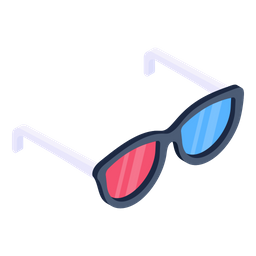 3D-Brille  Symbol