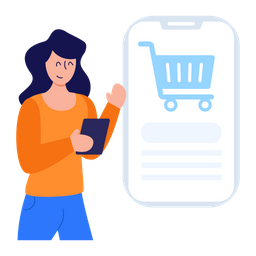 Digital Shopping  Icon