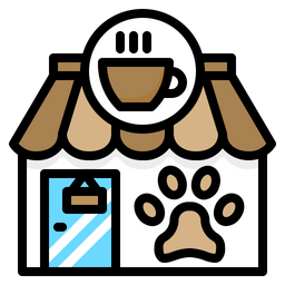 Katzencafé  Symbol