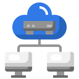 Cloud Server  Icon