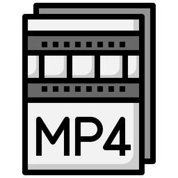 Mp 4 File  Icon