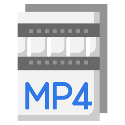 Mp 4 File  Icon