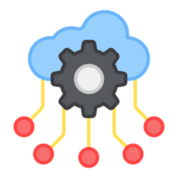 Cloud Network Management  Icon