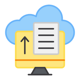 Cloud File Uploading  Icon