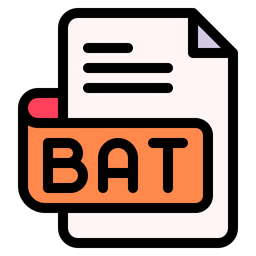 Bat Document  Icon