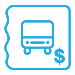 Bus ticket  Icon