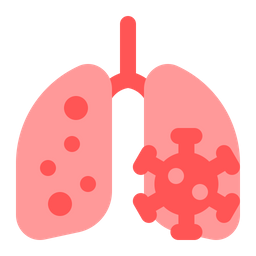 Corona In Lungs  Icon